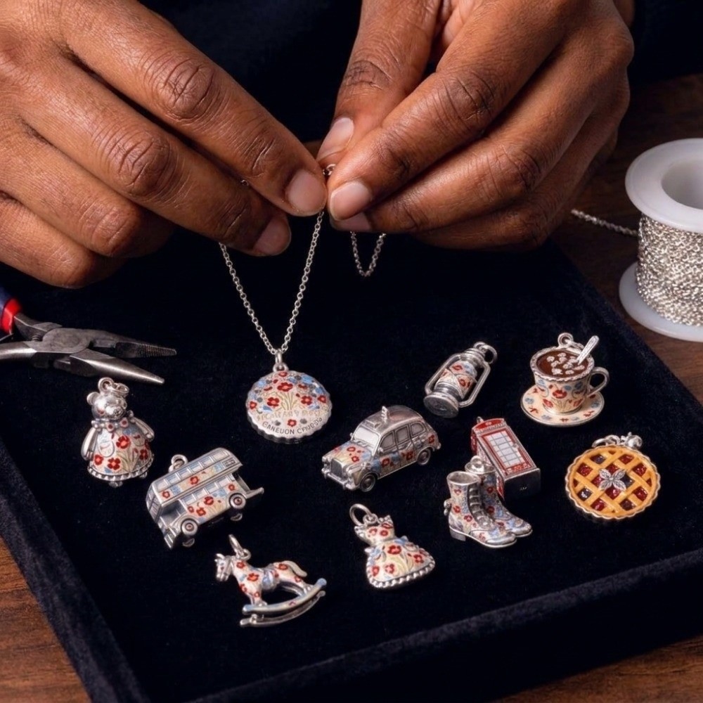 Jewelry Making London - Pingentes de aço inoxidável com desenhos