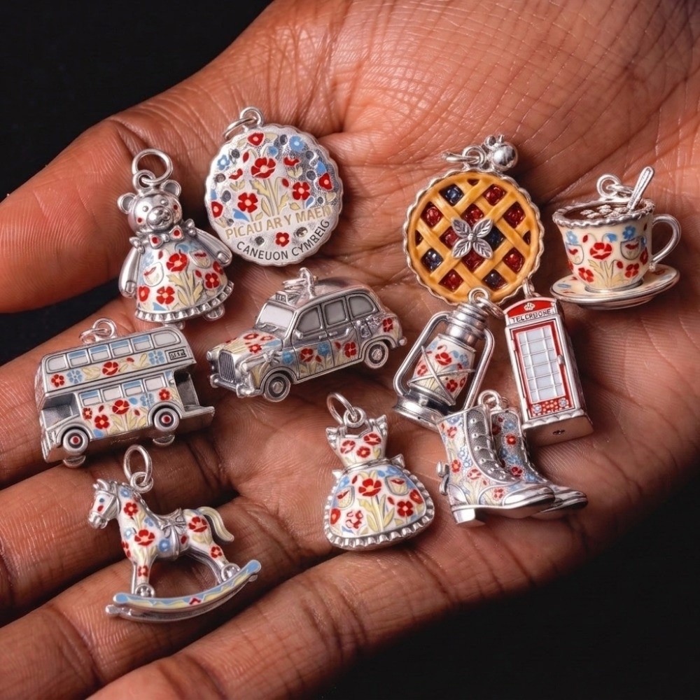 Jewelry Making London - Pingentes de aço inoxidável com desenhos