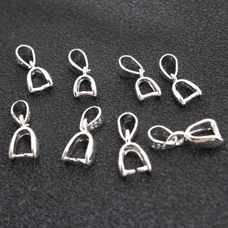 Lobster Clasp Silver - 10 Peças de Conectores de Cobre