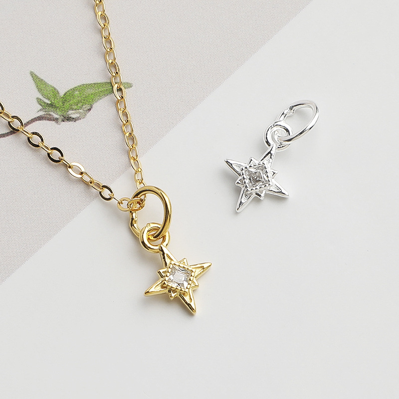 Pingente Quadrado Estrela do N - Jewelry Making In La avaliação e preço