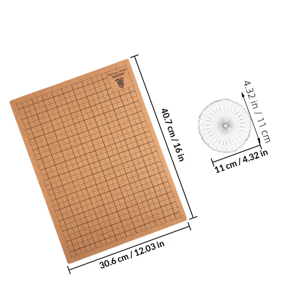 Placa de cortiça para macramê  - Jewelry Making Board avaliação e preço