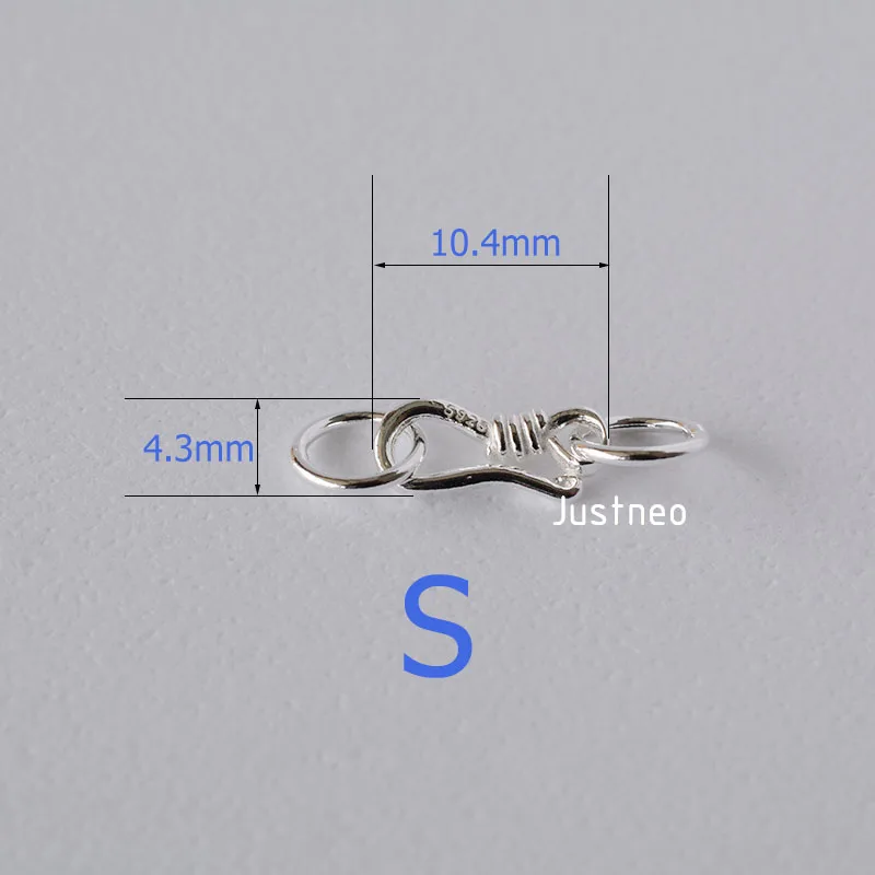 Fecho de peixe com gancho e ol - Lobster Clasp Silver avaliação e preço